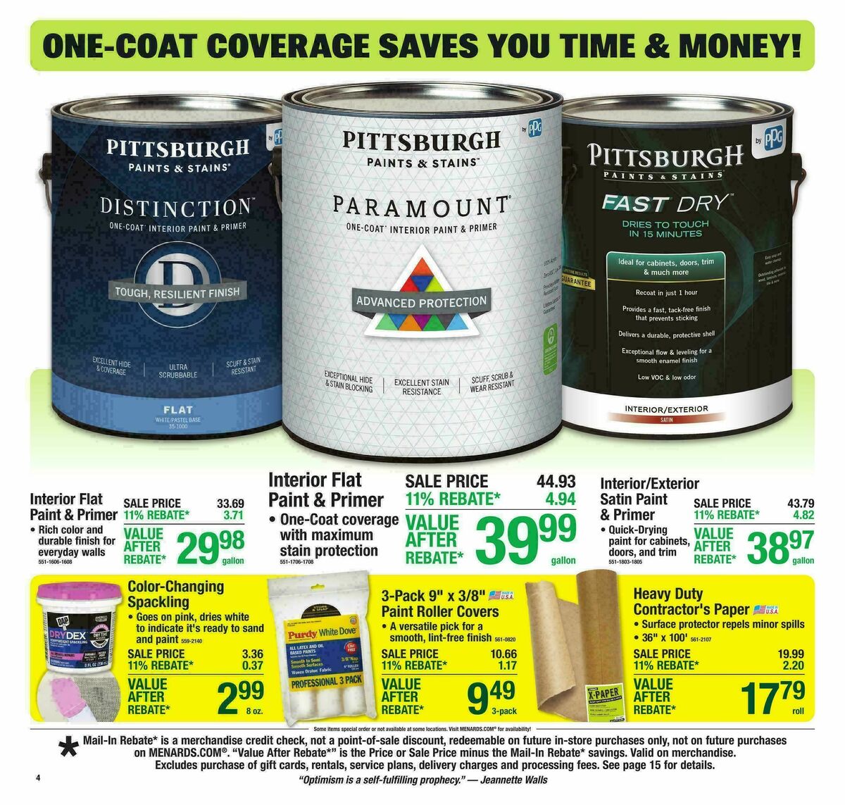 Menards Weekly Ad from February 15