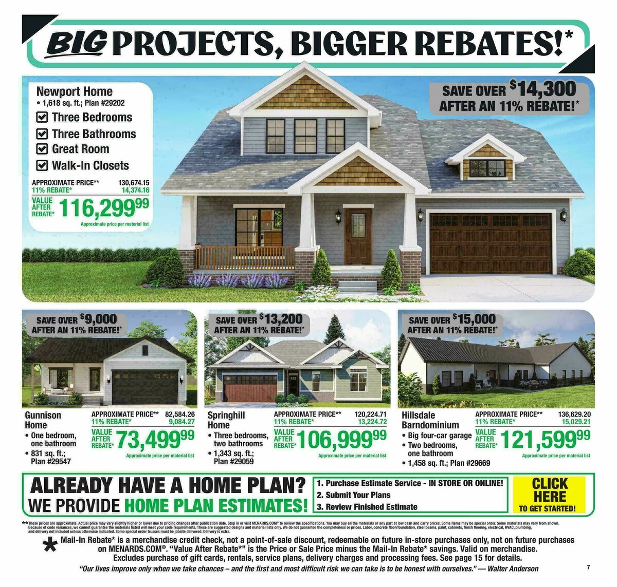 Menards Weekly Ad from February 15