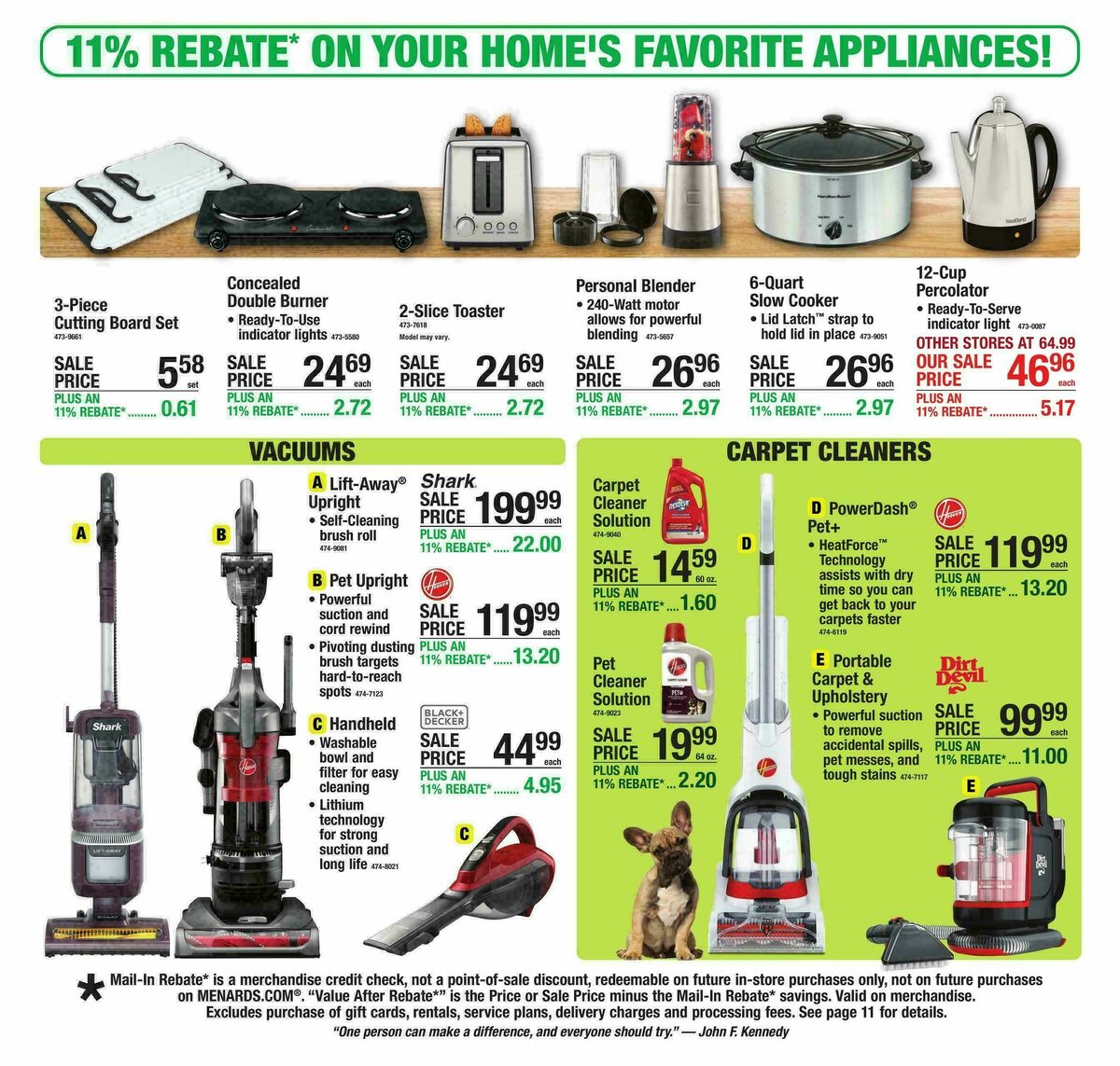 Menards Weekly Ad from February 25