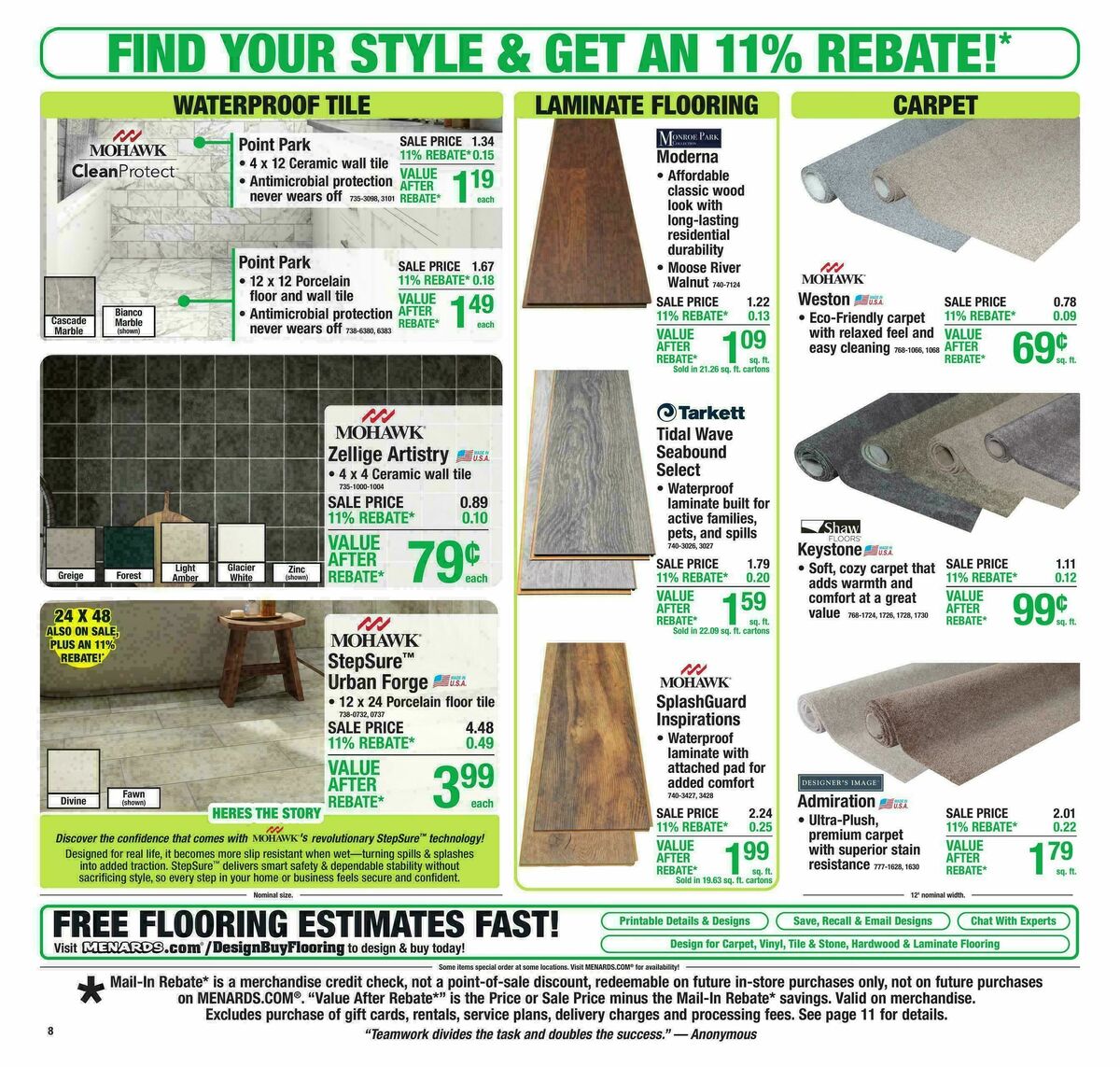 Menards Weekly Ad from February 25