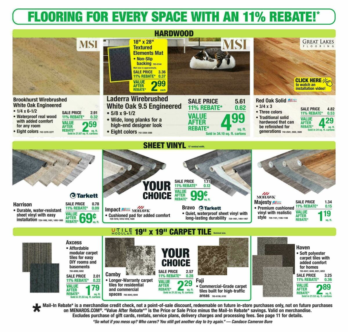 Menards Weekly Ad from February 25