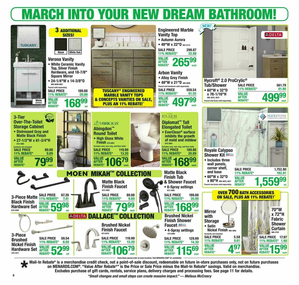 Menards Weekly Ad from February 25
