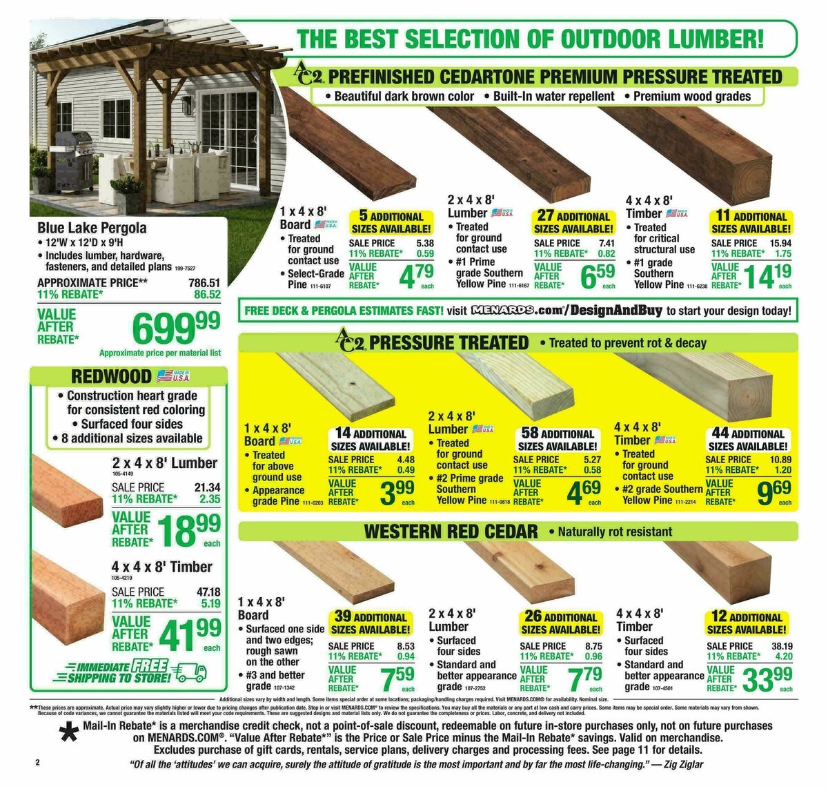 Menards Weekly Ad from February 25