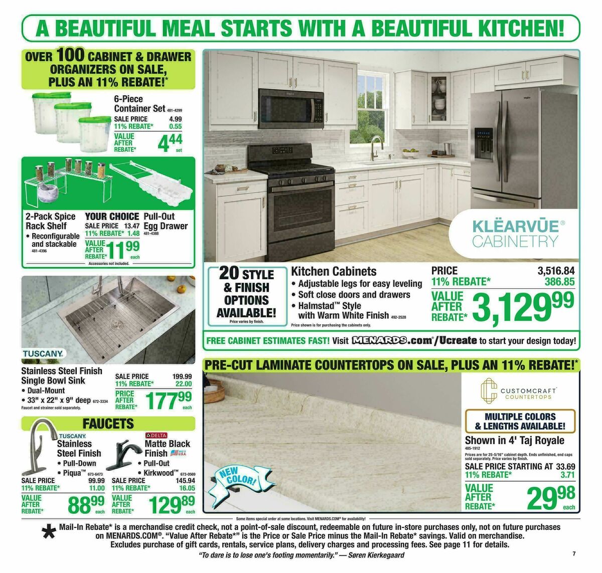 Menards Weekly Ad from February 25