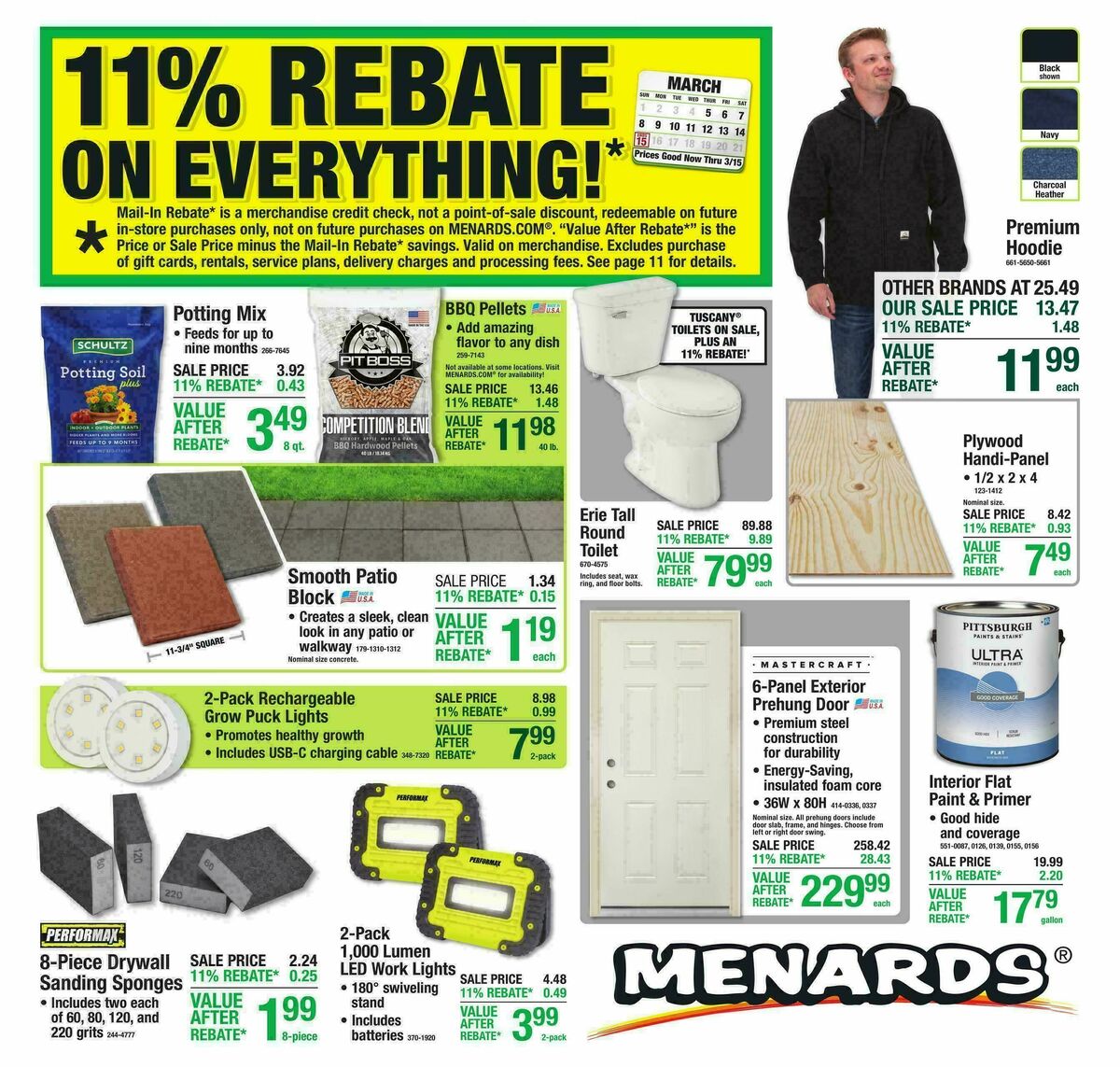 Menards Weekly Ad from March 4
