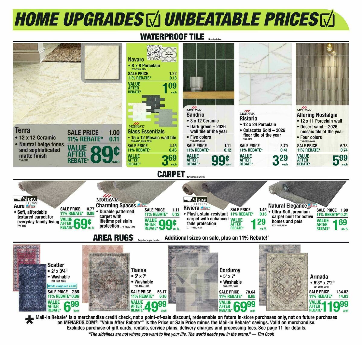 Menards Weekly Ad from March 4