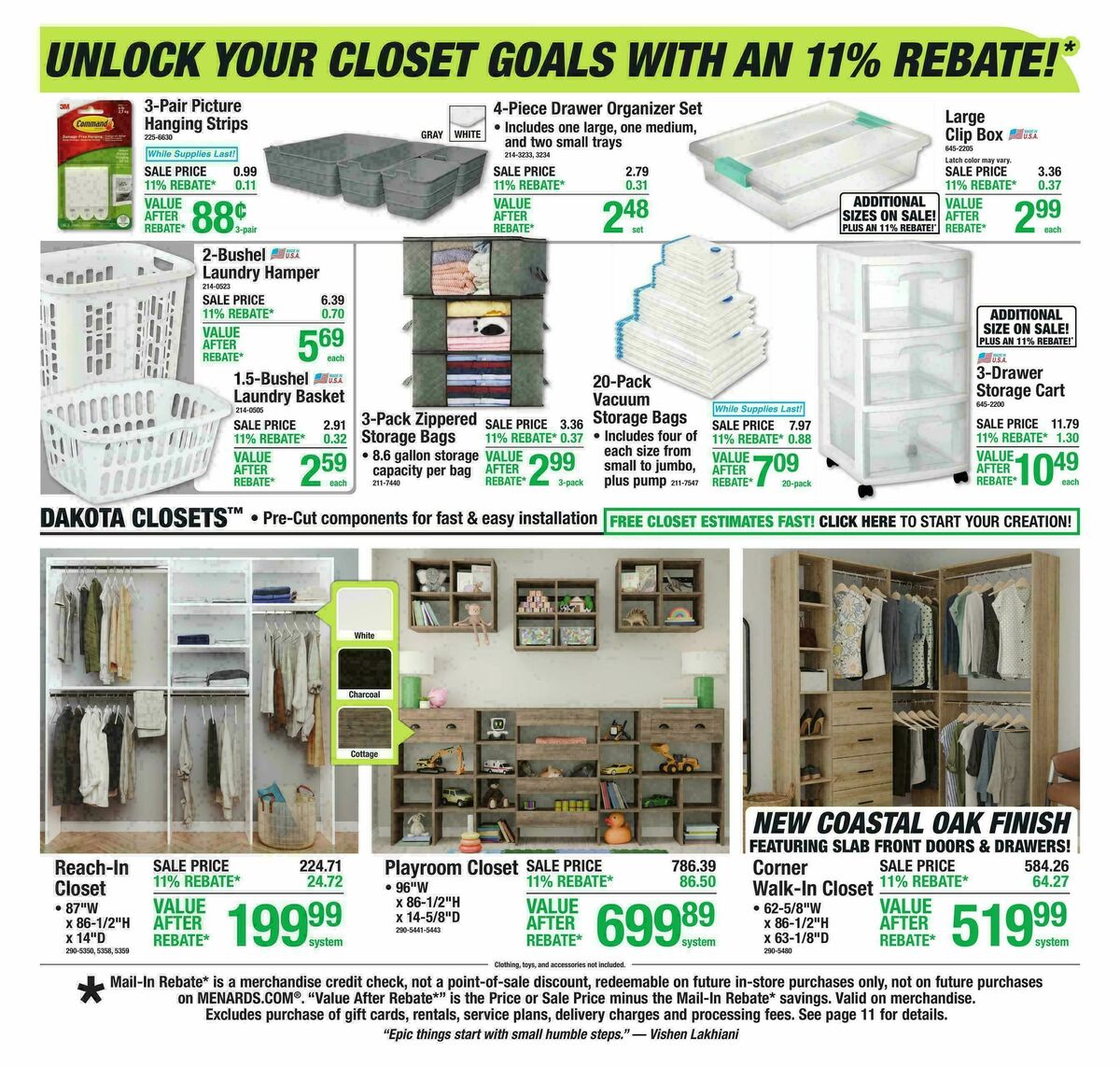 Menards Weekly Ad from March 4