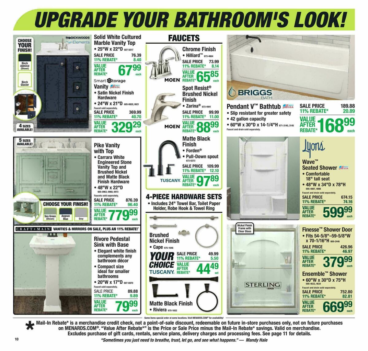 Menards Weekly Ad from March 4