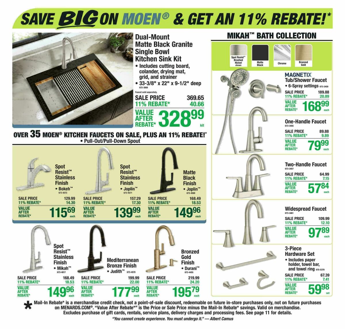 Menards Weekly Ad from March 4