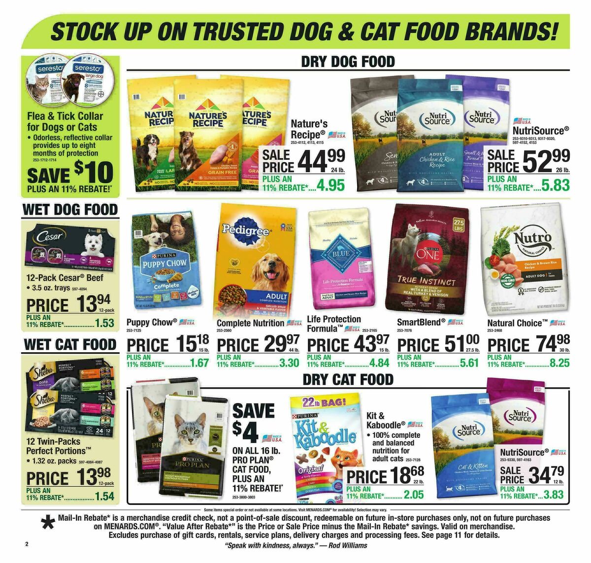 Menards Weekly Ad from March 4
