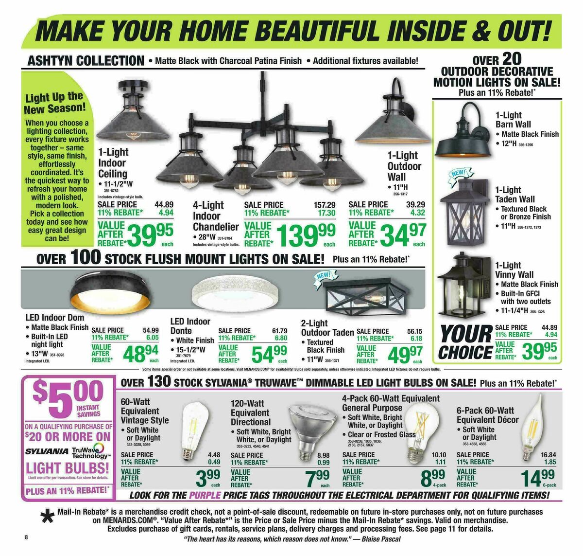 Menards Weekly Ad from March 4
