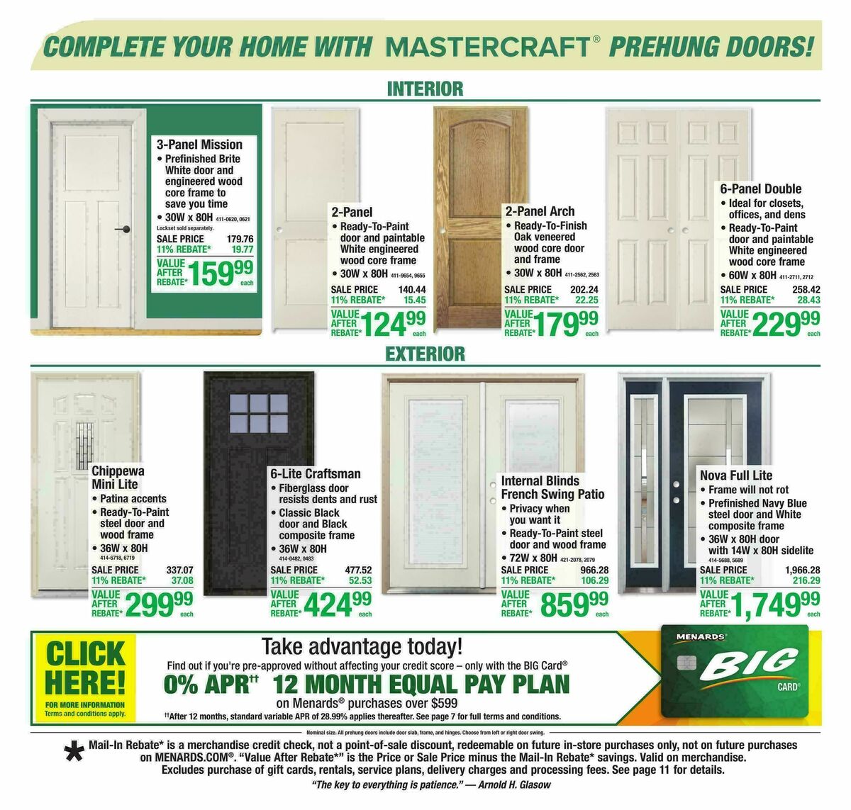 Menards Weekly Ad from March 4