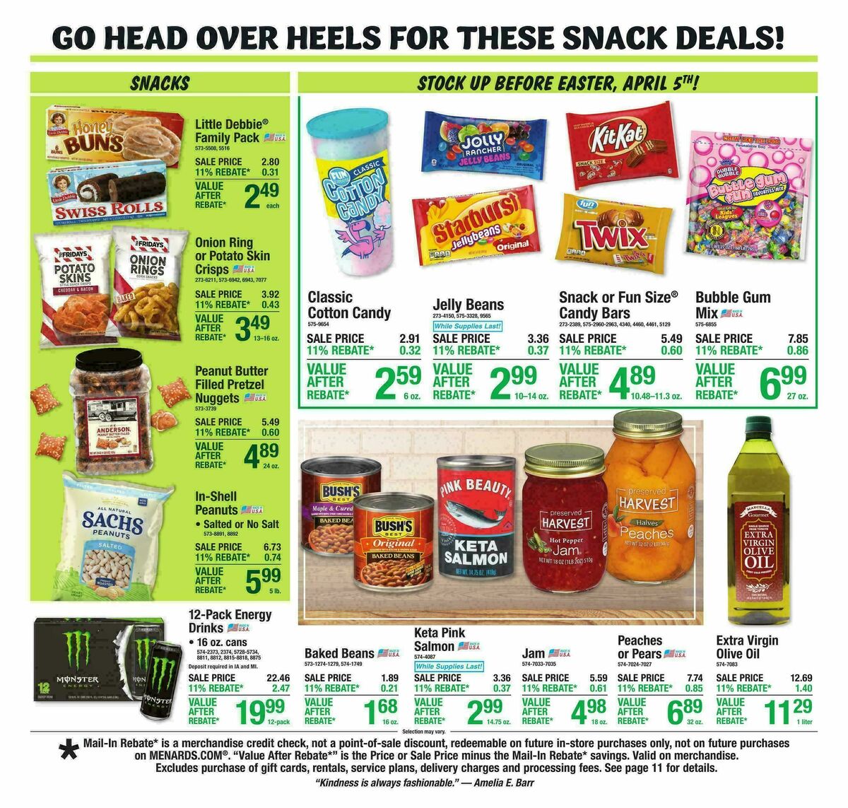 Menards Weekly Ad from March 11