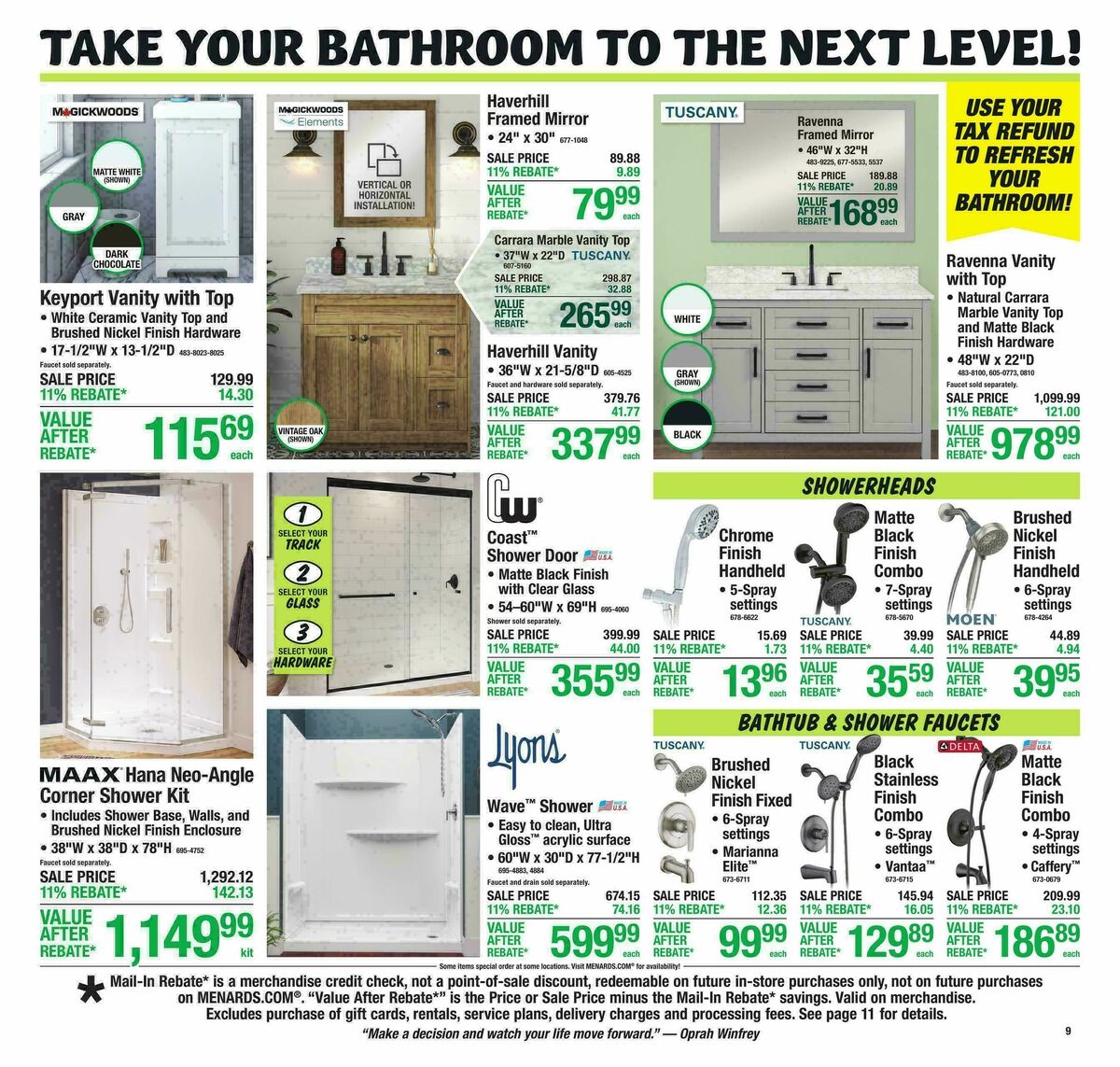 Menards Weekly Ad from March 11