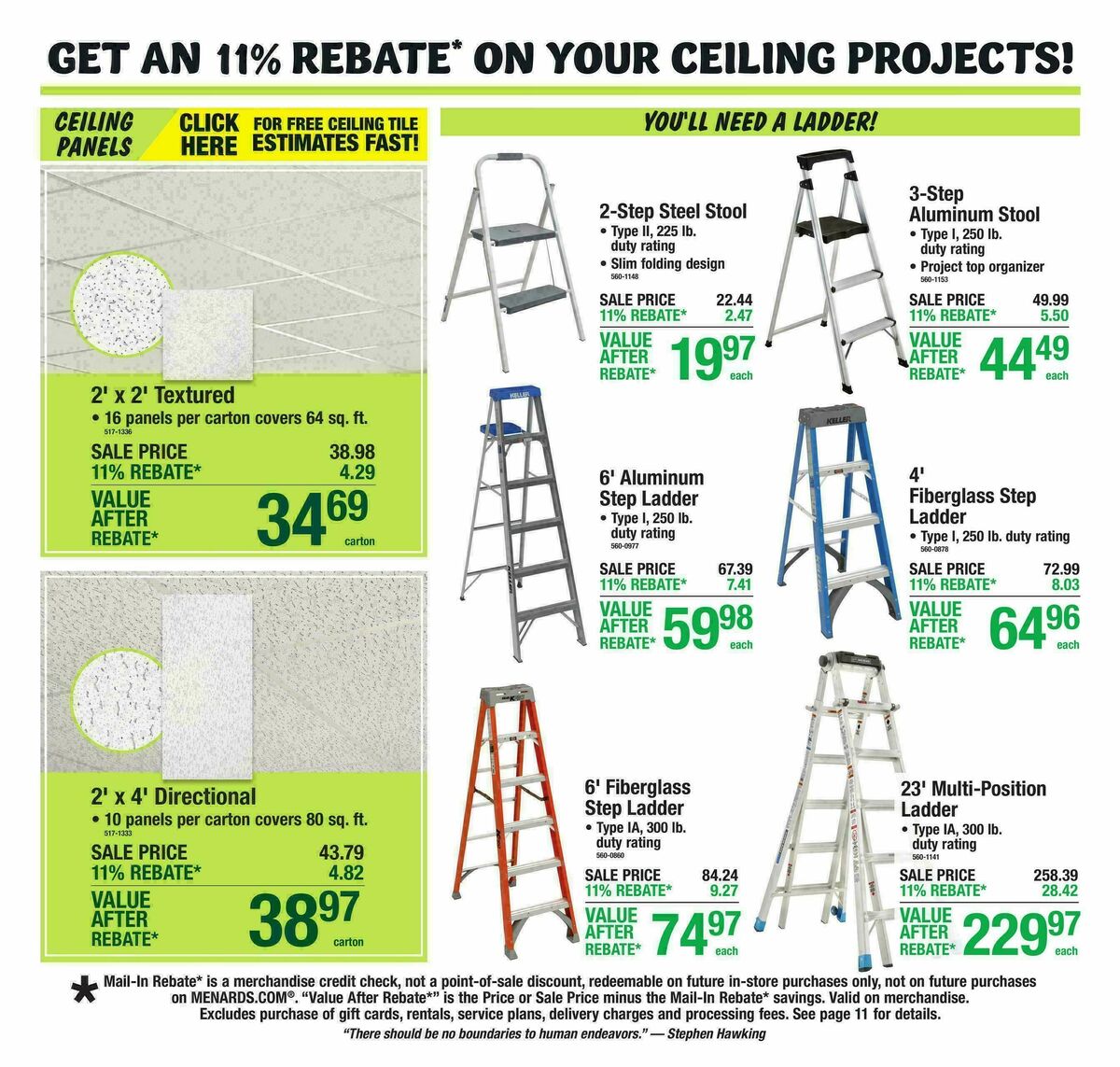 Menards Weekly Ad from March 11