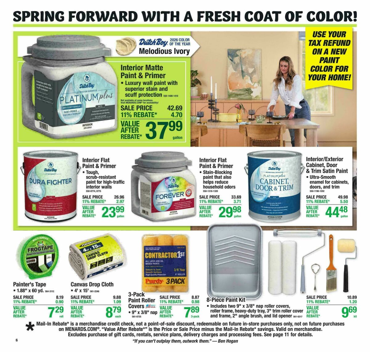 Menards Weekly Ad from March 11