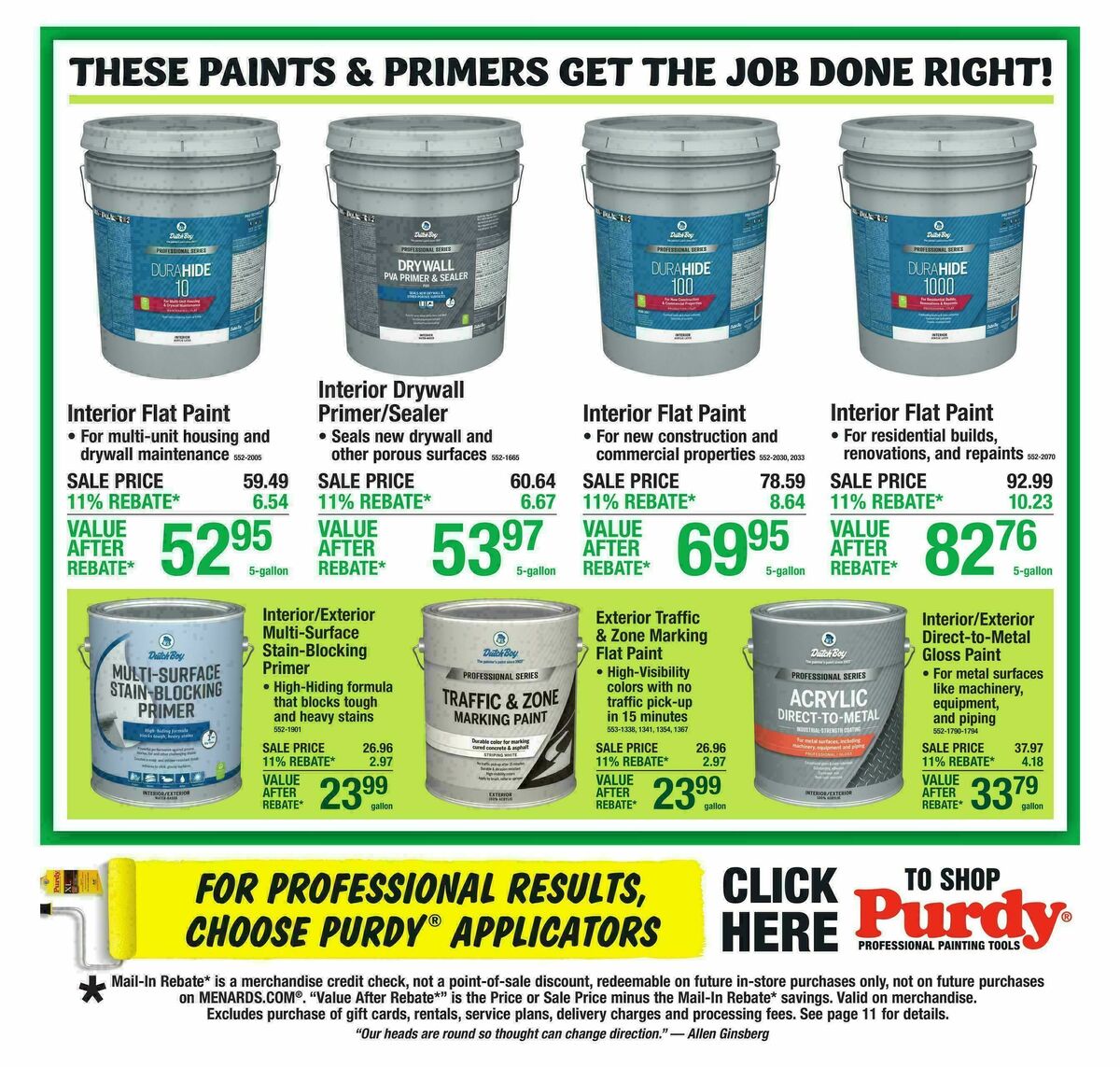 Menards Weekly Ad from March 11