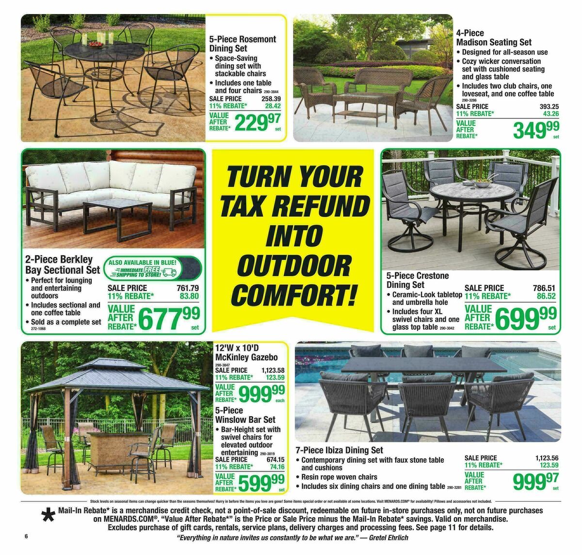 Menards Weekly Ad from March 18
