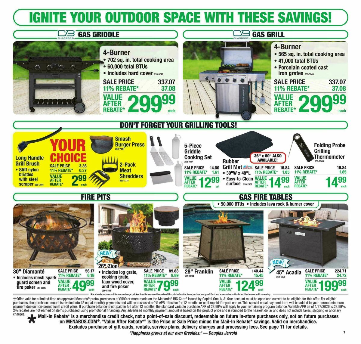 Menards Weekly Ad from March 18
