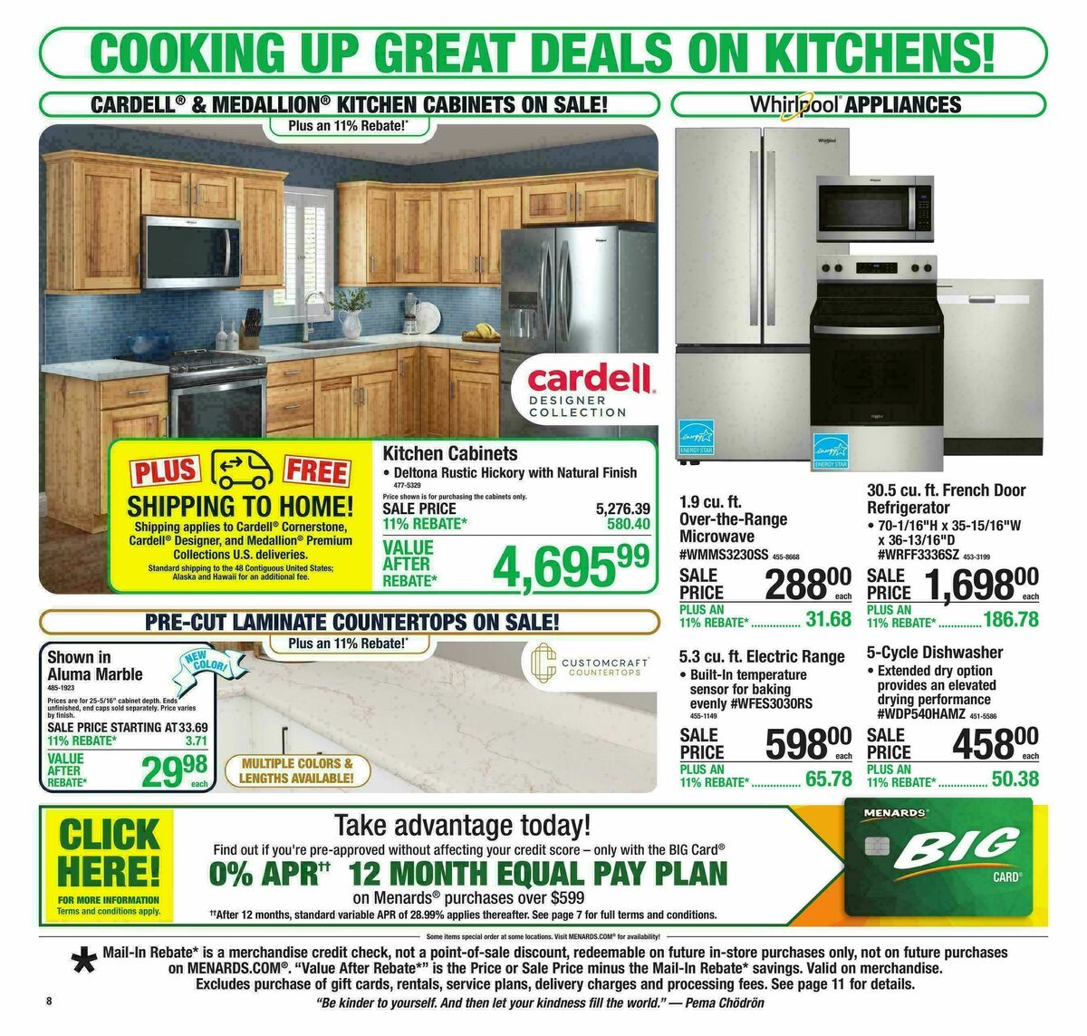 Menards Weekly Ad from March 18