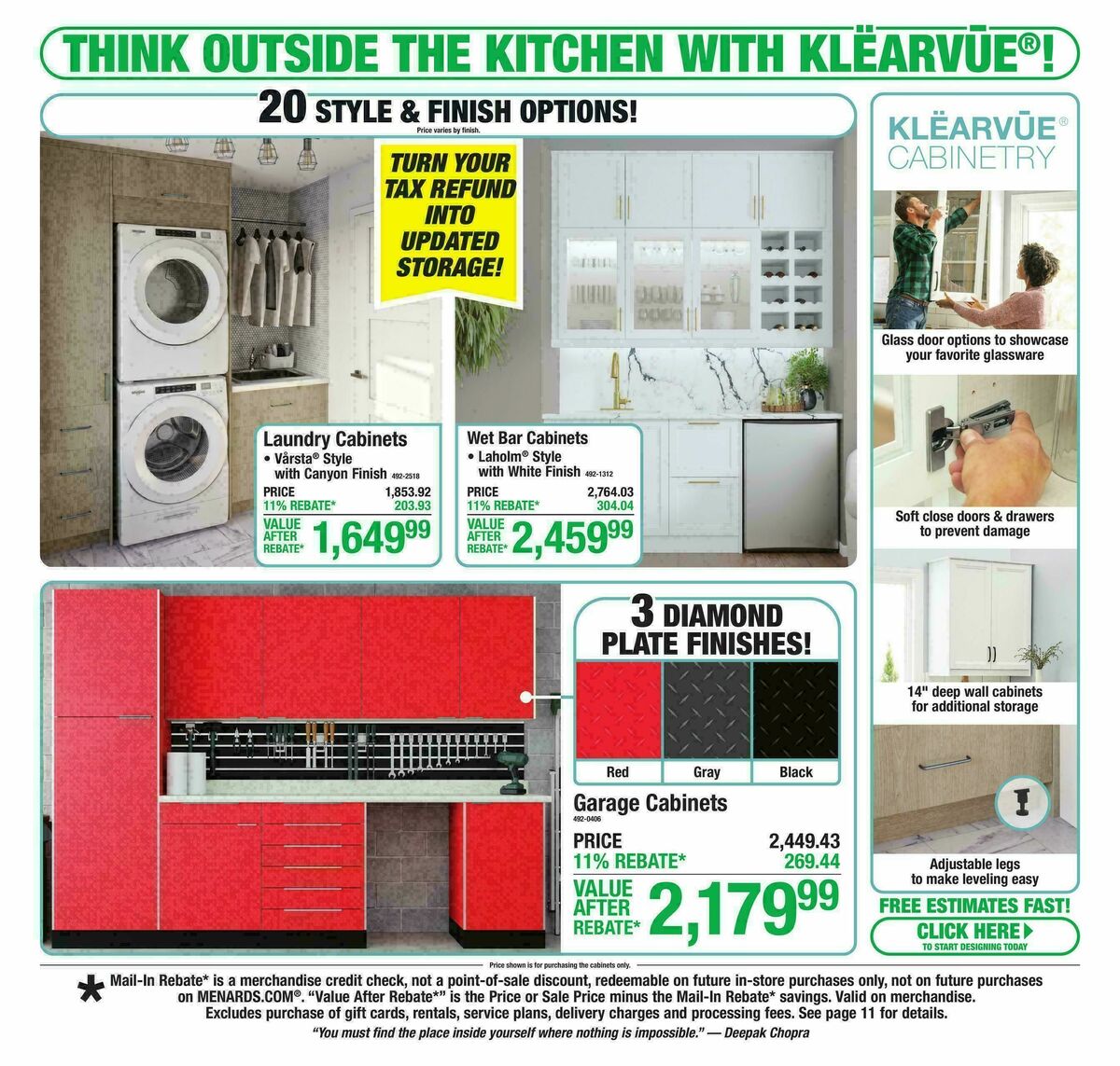 Menards Weekly Ad from March 18