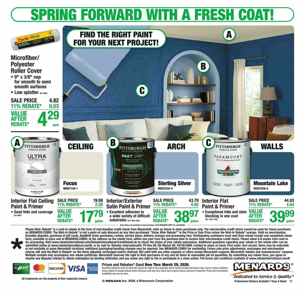 Menards Weekly Ad from March 18