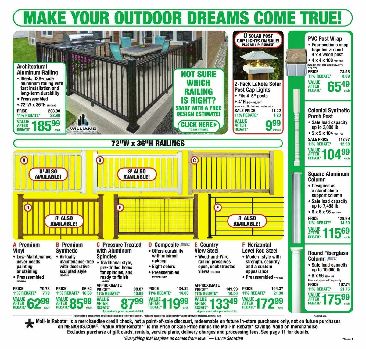 Menards Weekly Ad from March 18