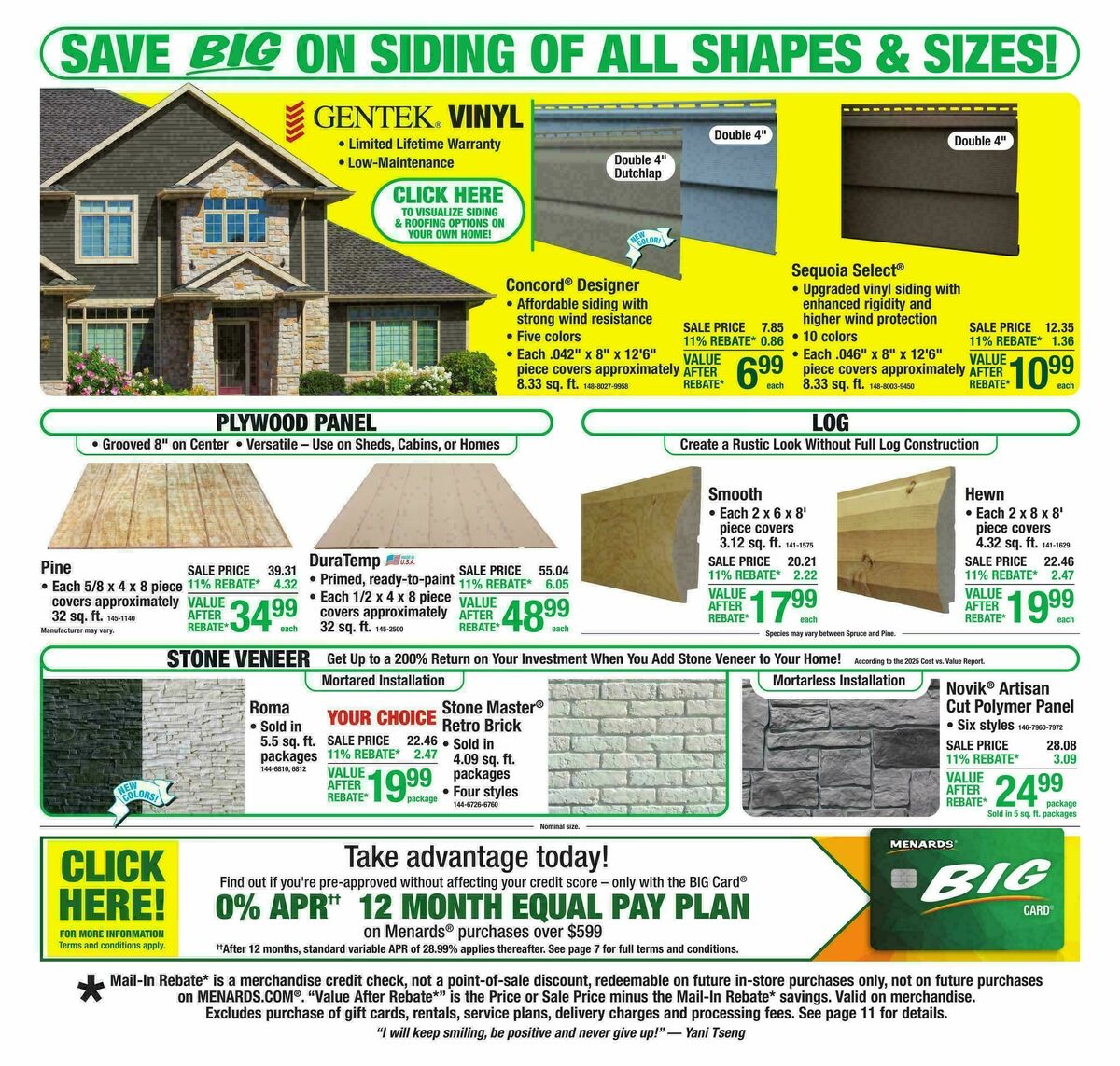 Menards Weekly Ad from March 18