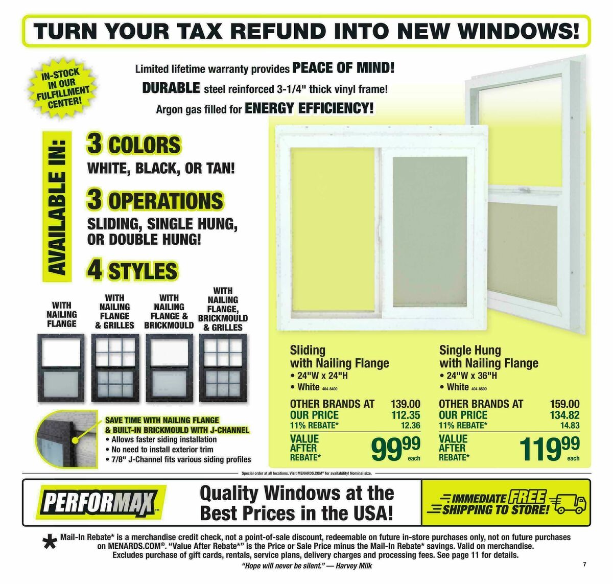 Menards Weekly Ad from March 25