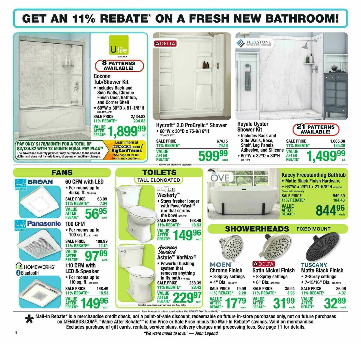 Menards Weekly Ad from March 25