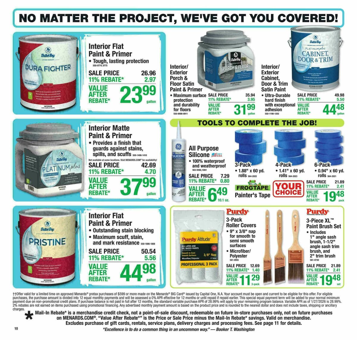 Menards Weekly Ad from March 25