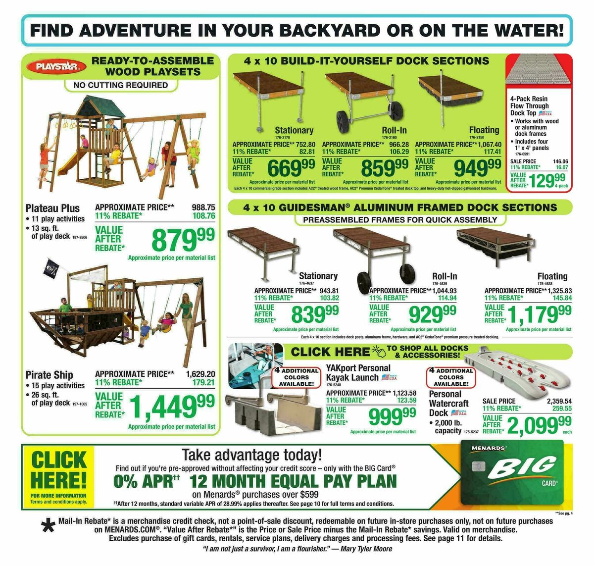 Menards Weekly Ad from March 25