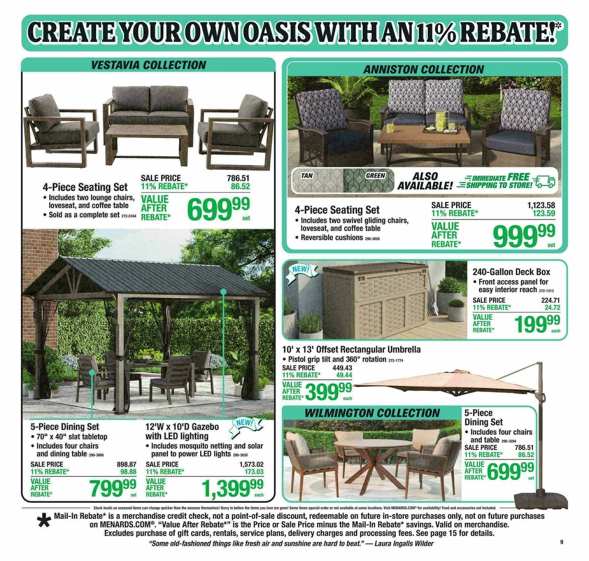 Menards Weekly Ad from April 1