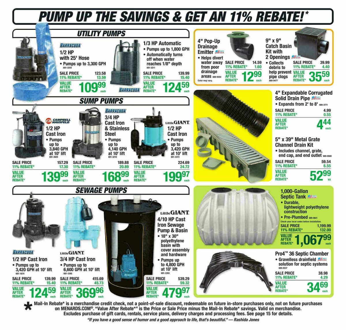 Menards Weekly Ad from April 1