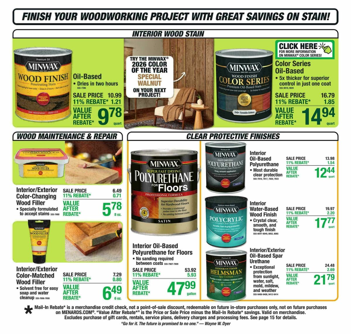 Menards Weekly Ad from April 1