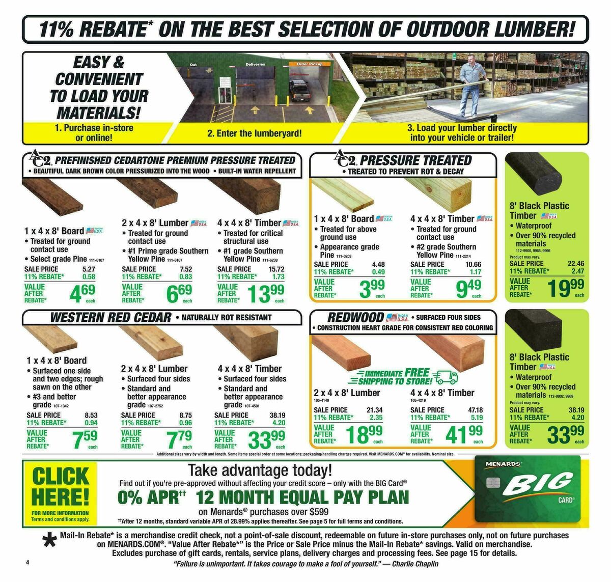 Menards Weekly Ad from April 1