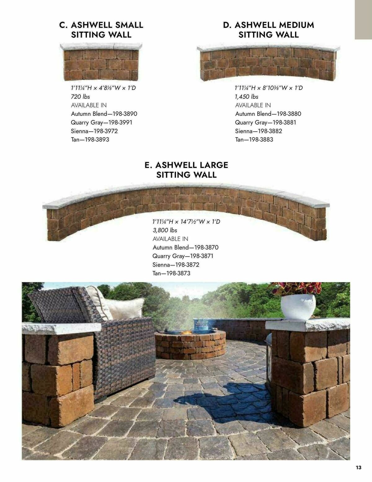 Menards Outdoor Living Block Catalog Weekly Ad from April 2