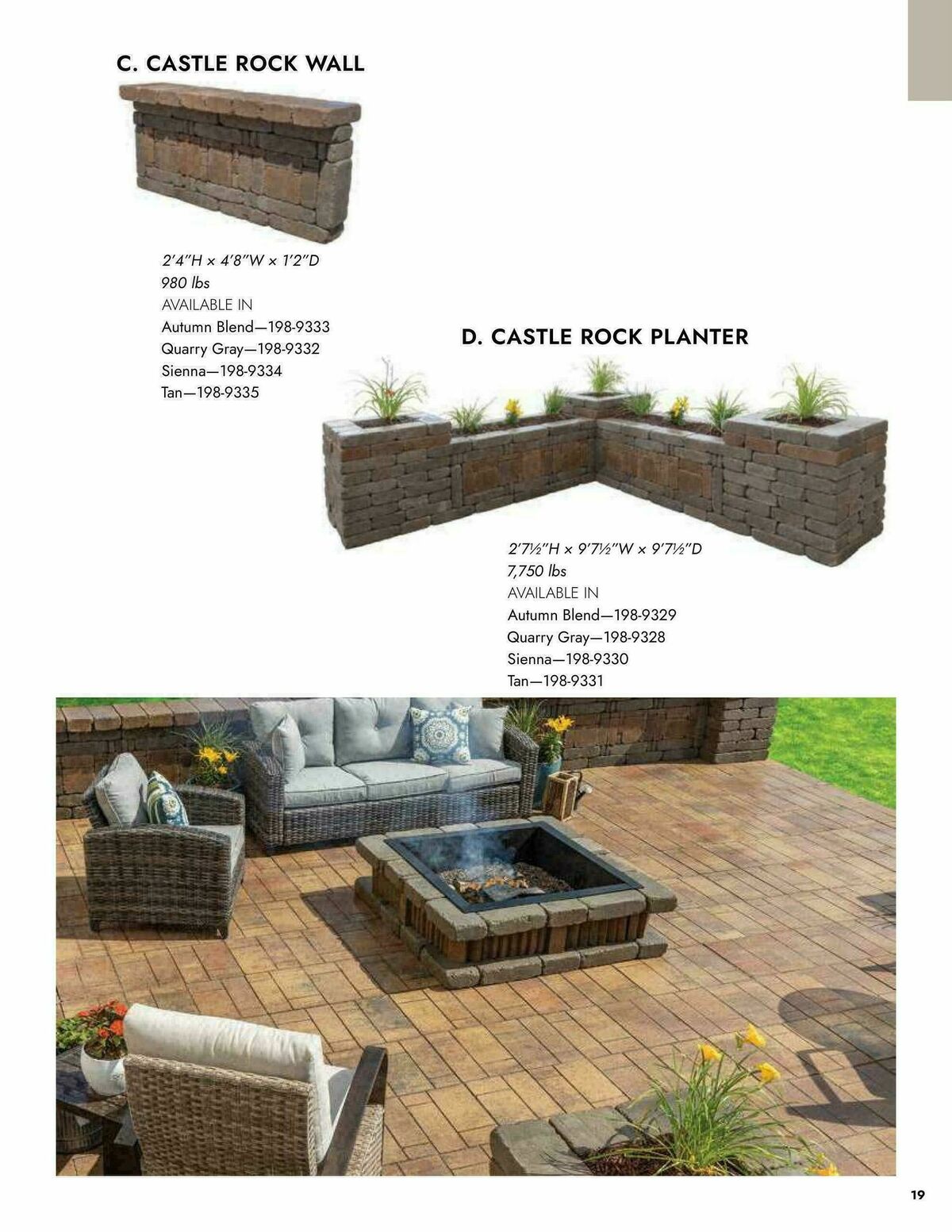Menards Outdoor Living Block Catalog Weekly Ad from April 2