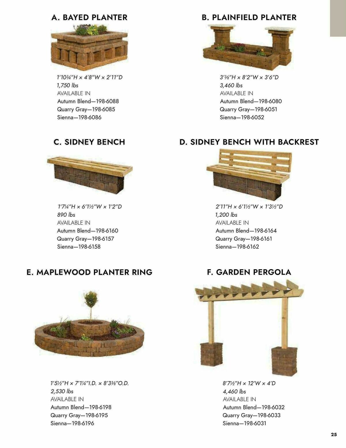 Menards Outdoor Living Block Catalog Weekly Ad from April 2