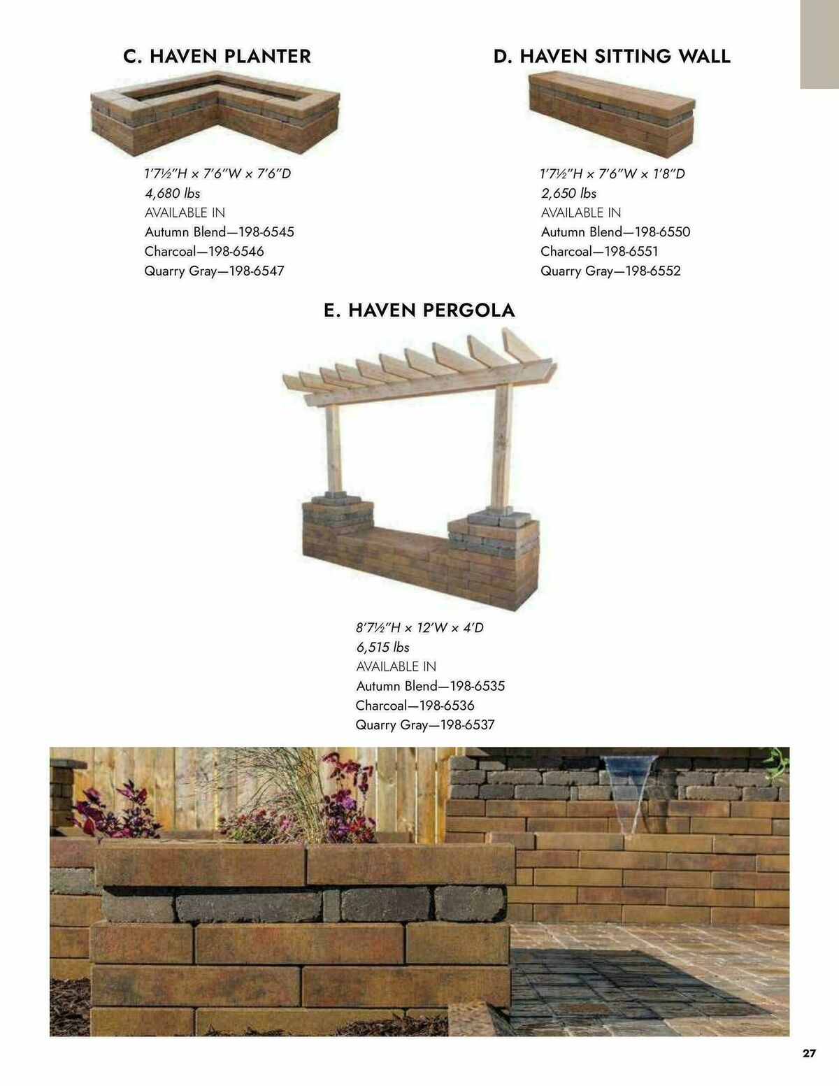 Menards Outdoor Living Block Catalog Weekly Ad from April 2