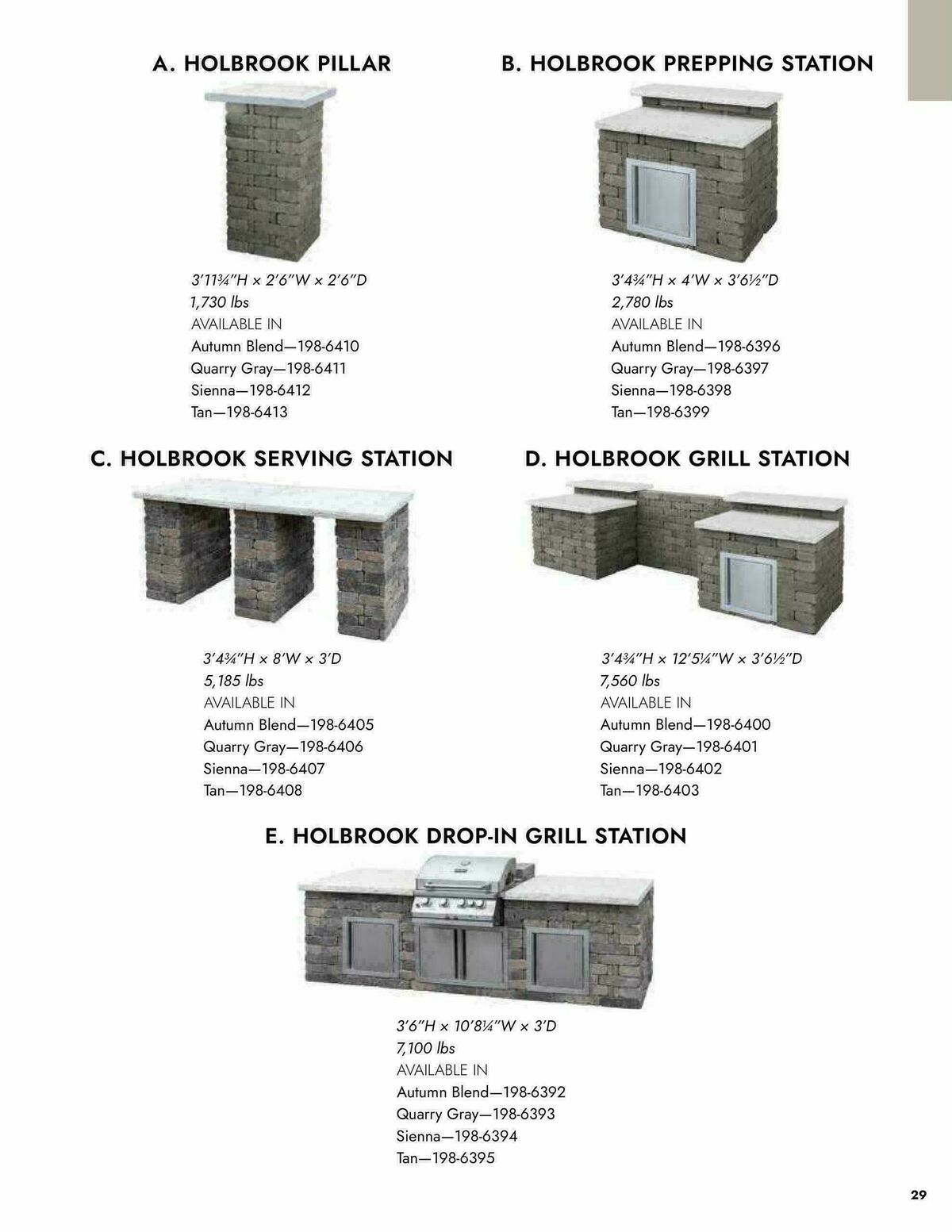 Menards Outdoor Living Block Catalog Weekly Ad from April 2