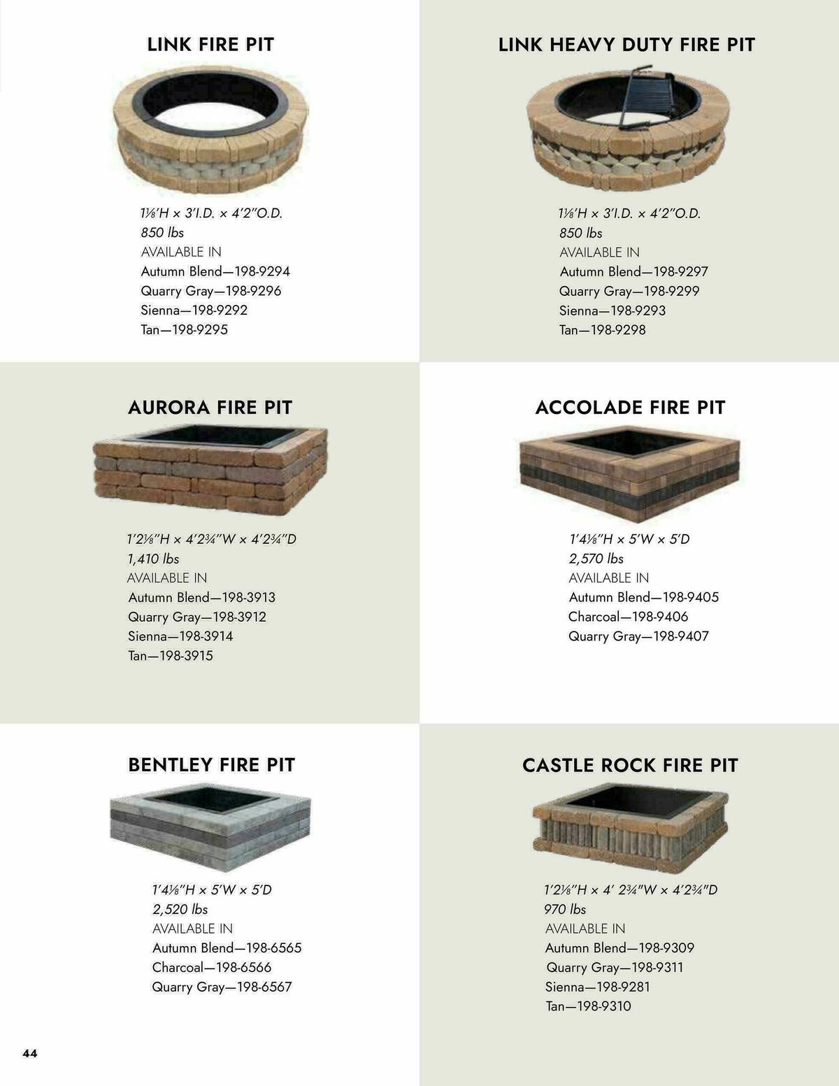 Menards Outdoor Living Block Catalog Weekly Ad from April 2