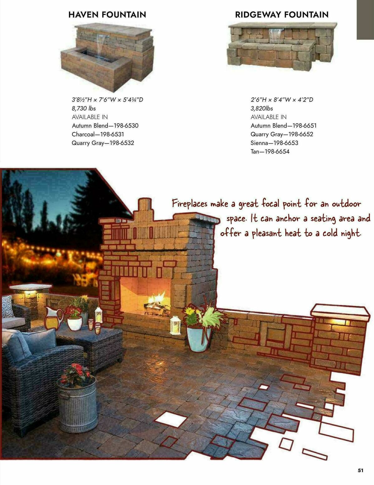 Menards Outdoor Living Block Catalog Weekly Ad from April 2