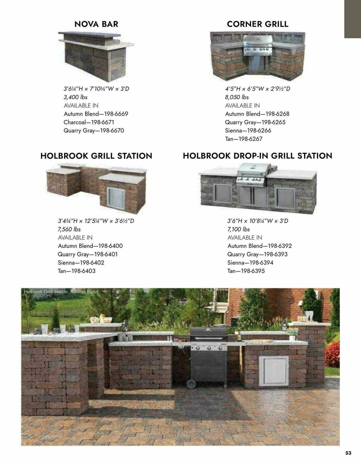 Menards Outdoor Living Block Catalog Weekly Ad from April 2