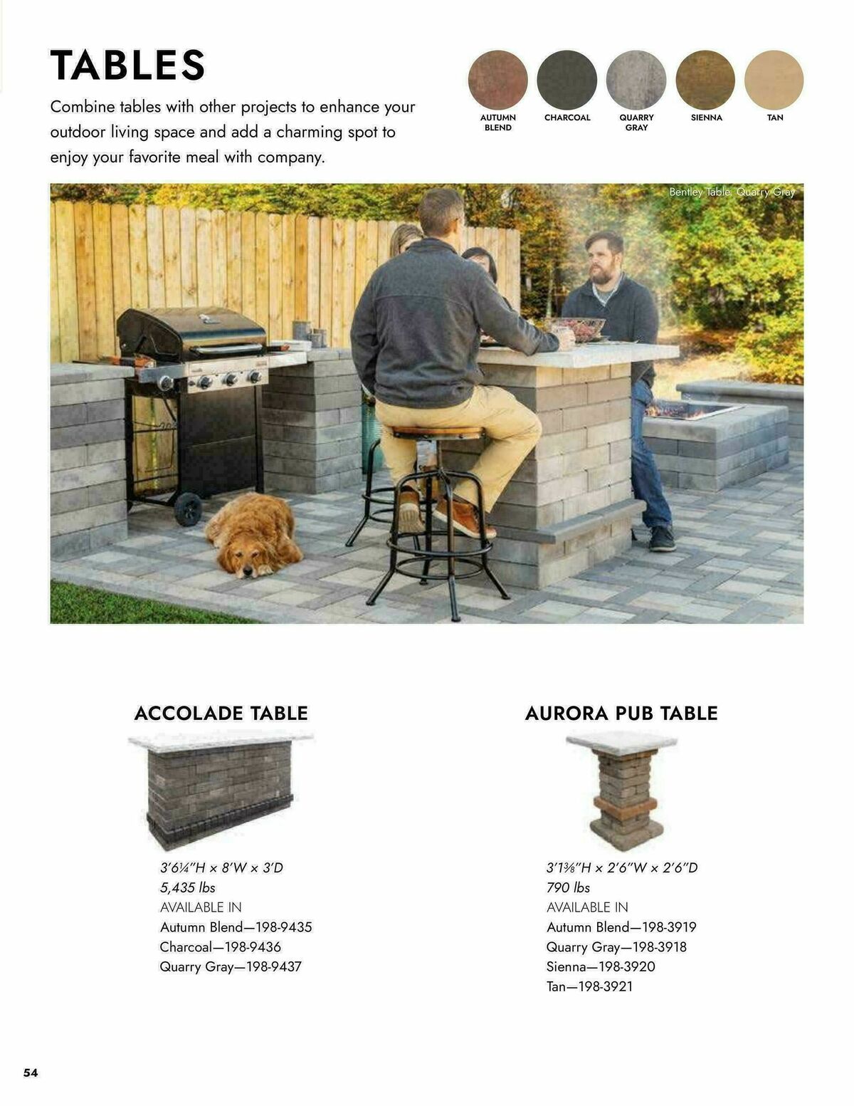 Menards Outdoor Living Block Catalog Weekly Ad from April 2