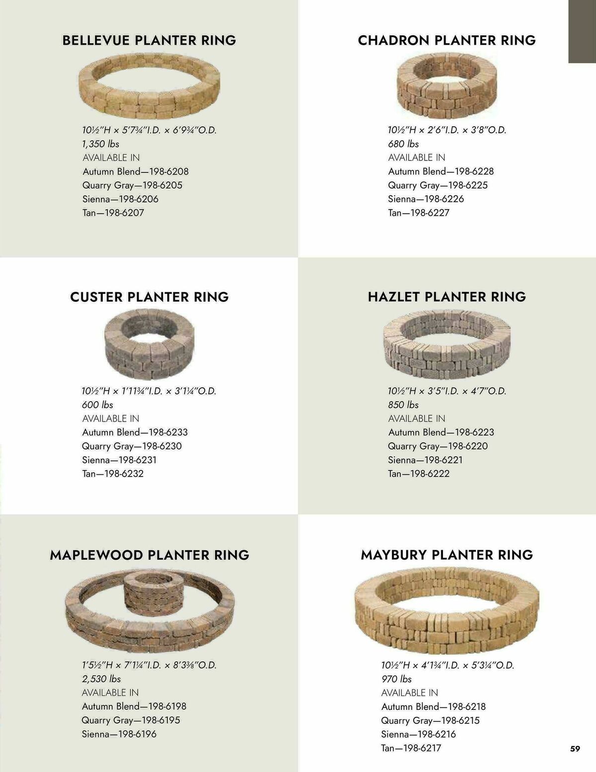 Menards Outdoor Living Block Catalog Weekly Ad from April 2