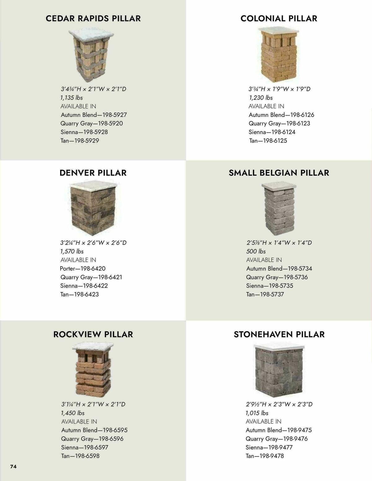 Menards Outdoor Living Block Catalog Weekly Ad from April 2