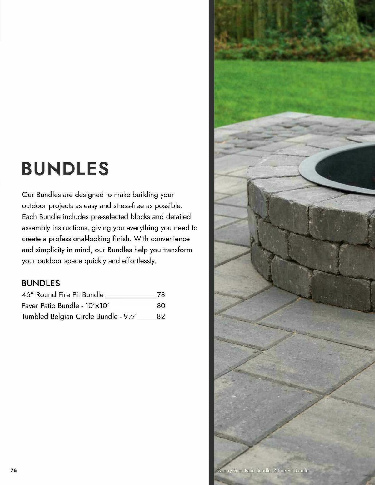 Menards Outdoor Living Block Catalog Weekly Ad from April 2