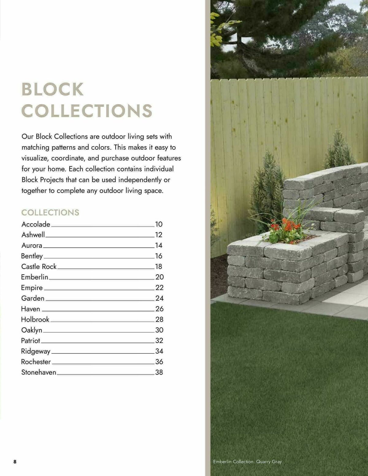 Menards Outdoor Living Block Catalog Weekly Ad from April 2
