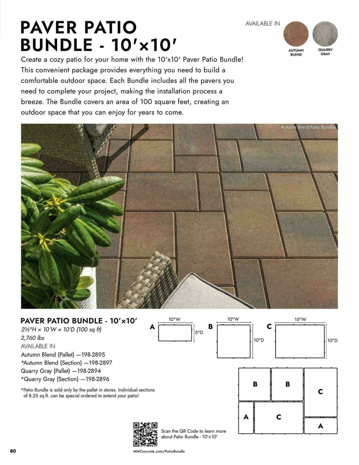 Menards Outdoor Living Block Catalog Weekly Ad from April 2